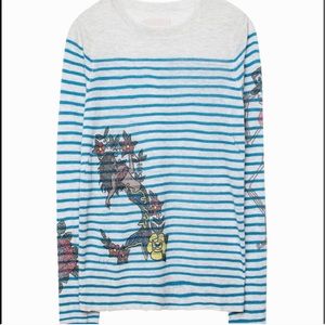 Zadig and voltaire mis ter 100% cashmere medium